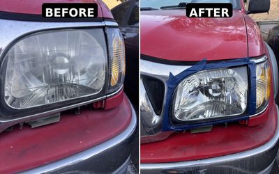 Headlight Cleaning 🧼