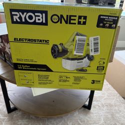 New Ryobi One+ 18V Cordless Electrostatic 0.5 Gal Sprayer (Tool Only)
