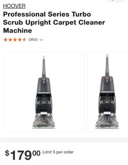 Hoover Turbo Scrub Carpet Cleaner For In Houston Tx Offerup