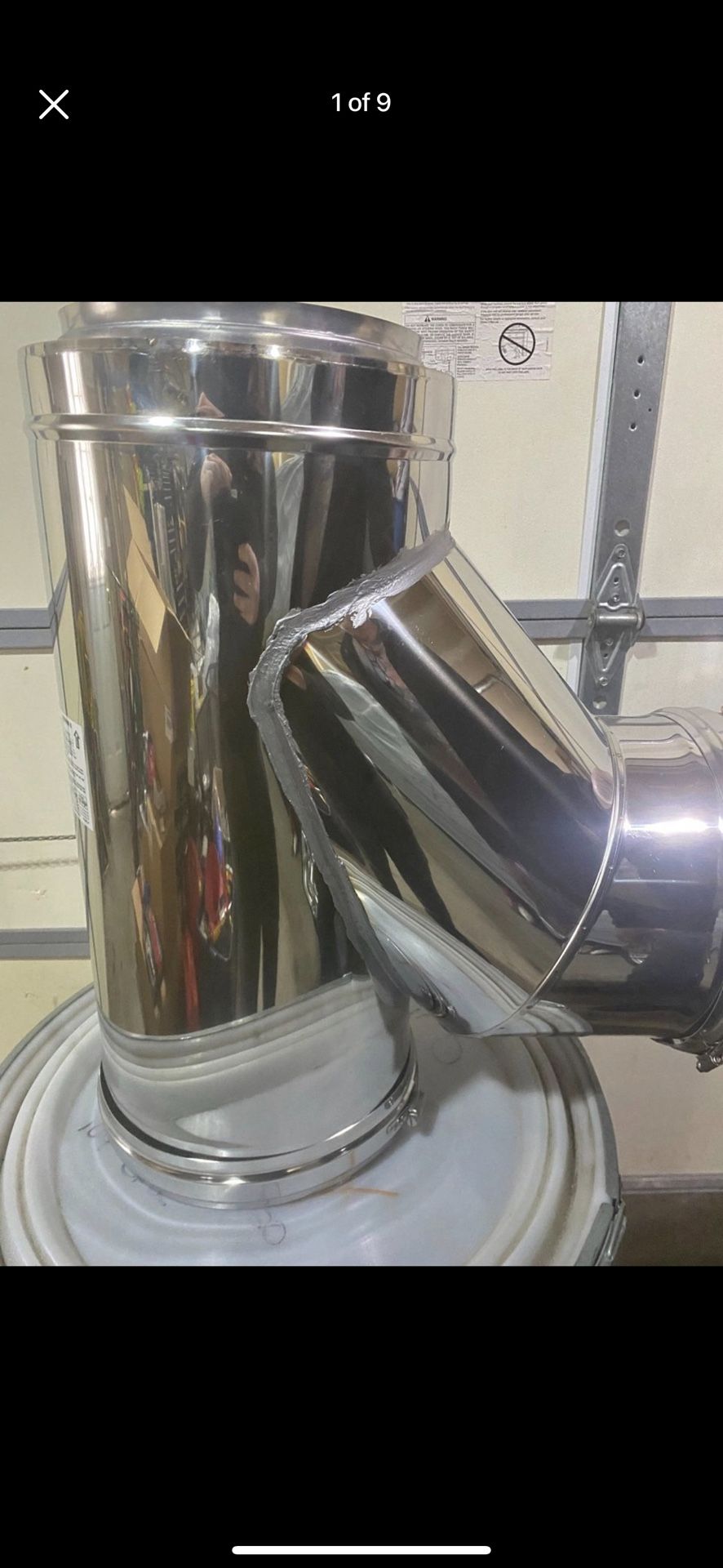 Stainless Steel 8” Double Wall Boot ( Set Of 3 )