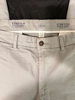 St. John's Bay Stretch Chino Pants Slim Fit 42x30