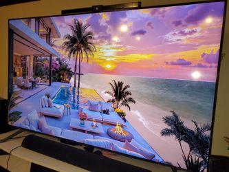 75" Samsung Chrystal Smart Tv 4k streaming apps.  Great Condition less than year.  Great Quality Pic No Scratch come with remote