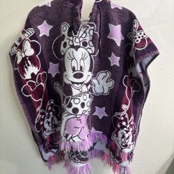 Toddler Minnie Mouse pancho