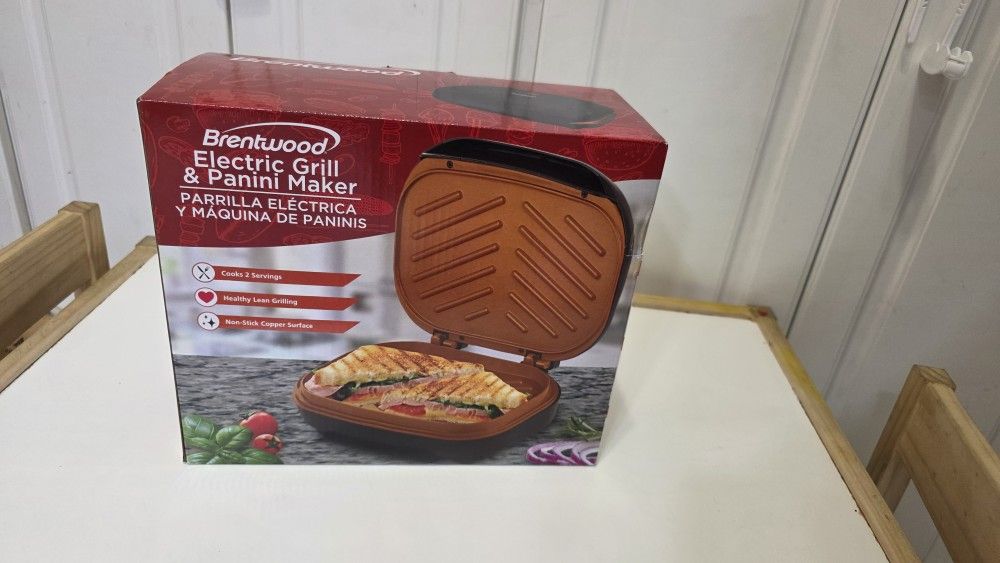 Electric Grill & Panini Maker
