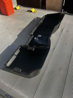 Chevy Silverado under seat storage bin