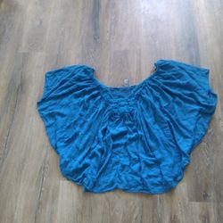 Dots Blue Ladies Top