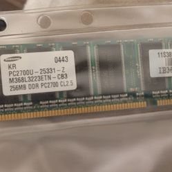 256mb DDR PC2700 Desktop Memory Ram IBM