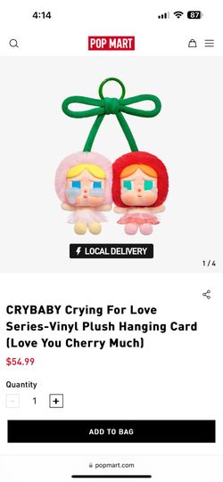 Crying for love keychain Popmart