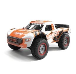 JJR/C Q130 Full-scale Brushless Four-wheel Drive High-speed Pickup RC Car(Orange)
