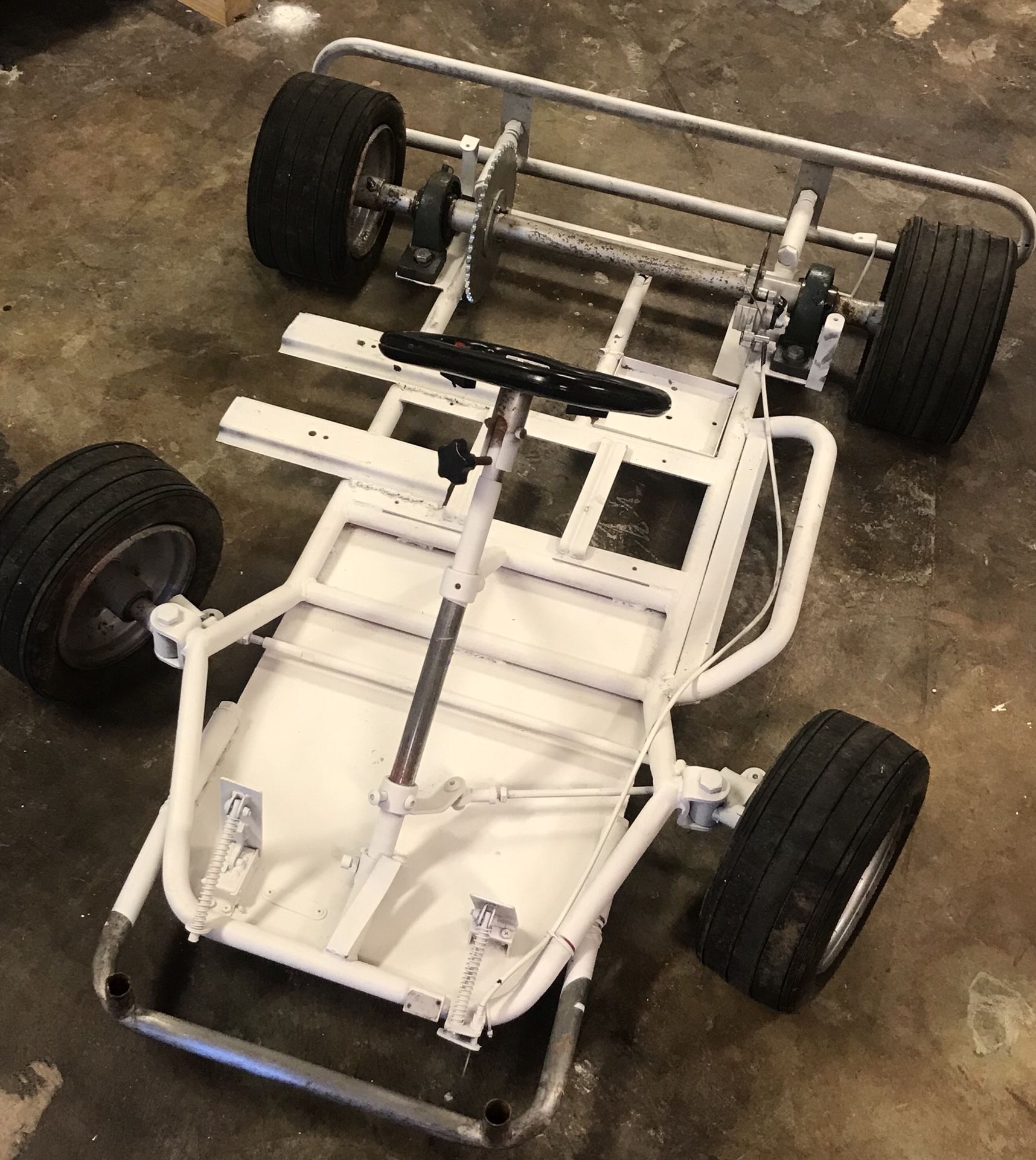 Go Kart Frame with Predator 212 Ungoverned