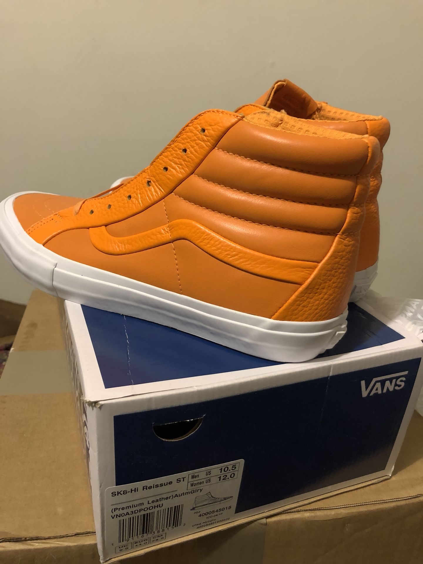 Vans Sk8-Hi Reissue ST BRAND NEW! ( SZ 10.5) ( Premium Leather ) Autumn