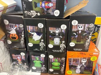 Nightmare Before Christmas Airblown Inflatable Lot