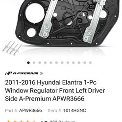 2012 -2016 Hyundai Elantra. And Sonata L/back/ Side 