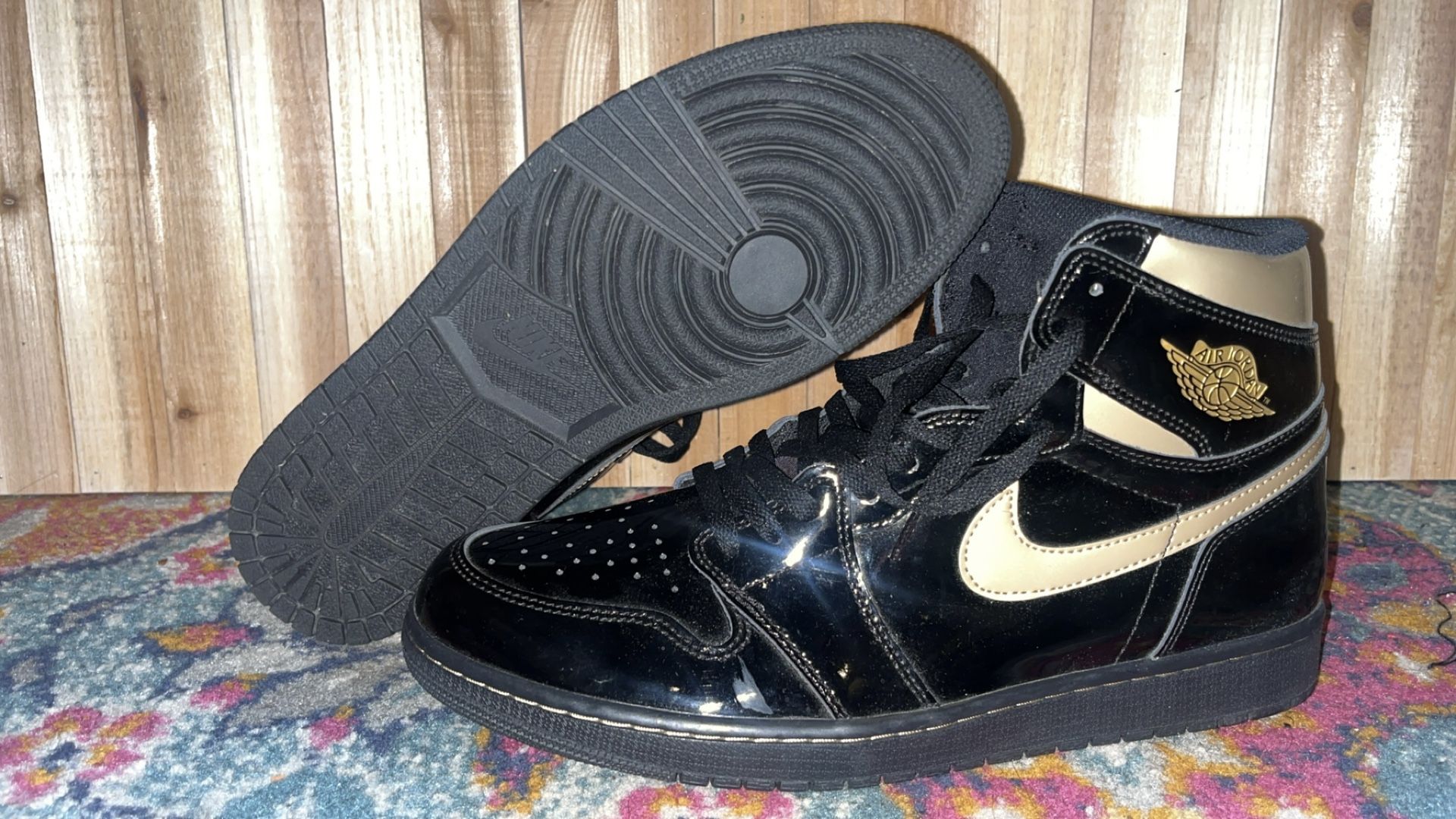 Size 13 - Jordan 1 Black 2020 VNDS OG Box No Lid