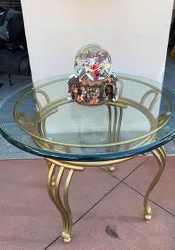 An Antique Glass Table