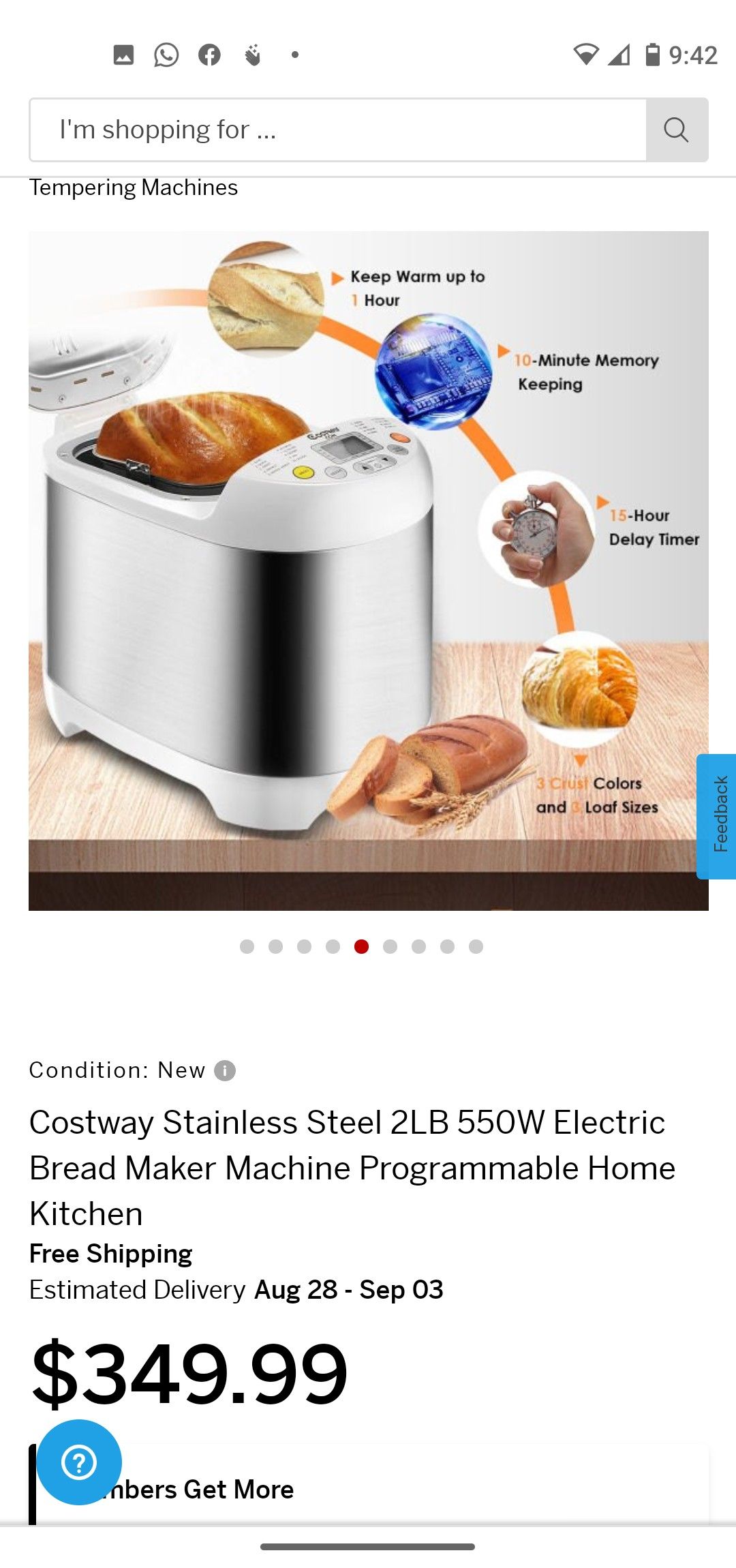 Bread maker machine brand new