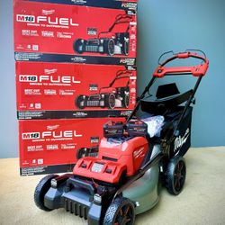Brand new Milwaukee M18 FUEL Brushless Cordless 21 in. Walk Behind Dual Battery Self-Propelled Mower w/(2) 12.0Ah Battery and Rapid Charger 