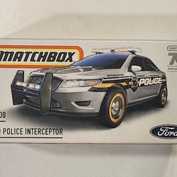 MATCHBOX. SPECIAL EDITION.  #23 OF 100. FORD POLICE INTERCEPTOR. 