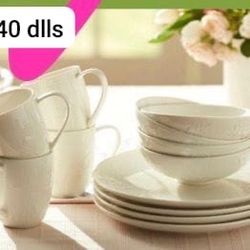 Vajilla Color Blanco