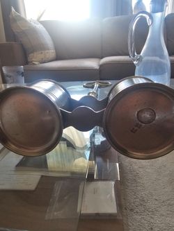 Match pewter vinegar & oil set