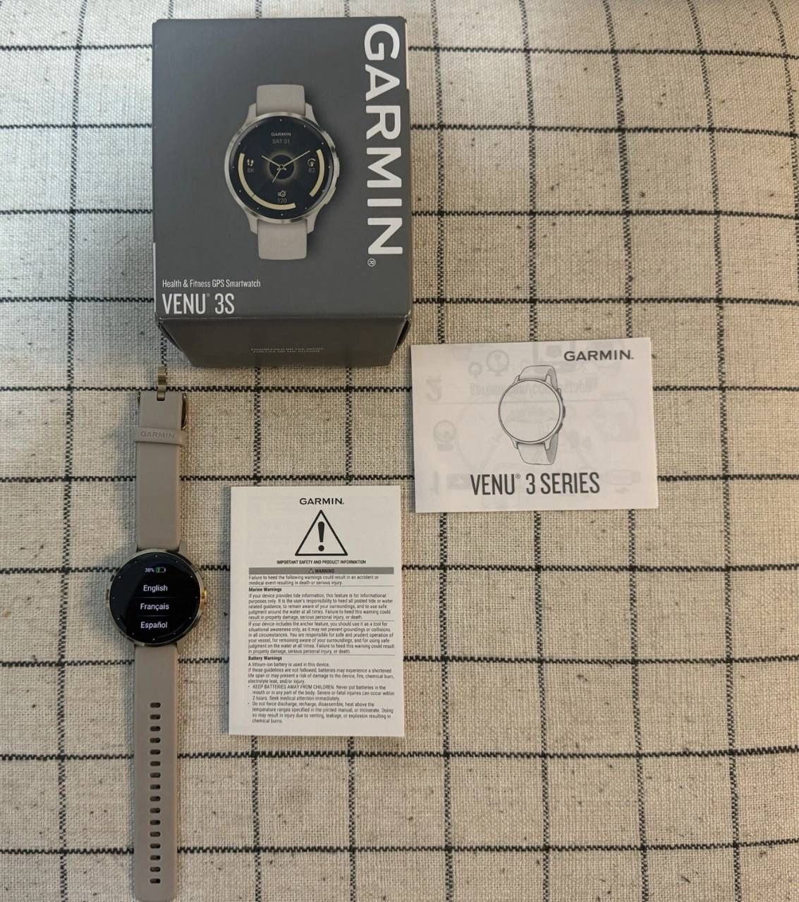 Garmin Venu 3s.