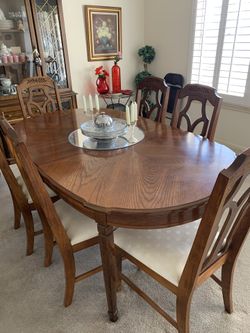 Dining table and china cabinet both $500 not each! Moving! We are selling a lot!