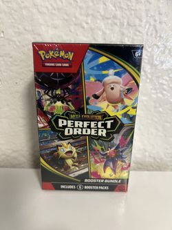 Pokémon Mega Evolution Perfect Order Booster Bundle Trading Card Game