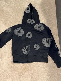 Black&Dark Grey Denim Tears Hoodie