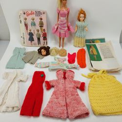 Vintage 1966 Mattel Barbie Doll Bendable Legs Korea and Unusual Plastic Doll