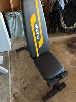 Workout Bench/ Weight set