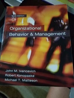 Organizational Behavior and Management