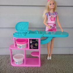 Blonde Barbie Florist Doll and Playset GTN58 Careers