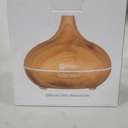 Breathe essential oil diffuser with 6 Essential oils.