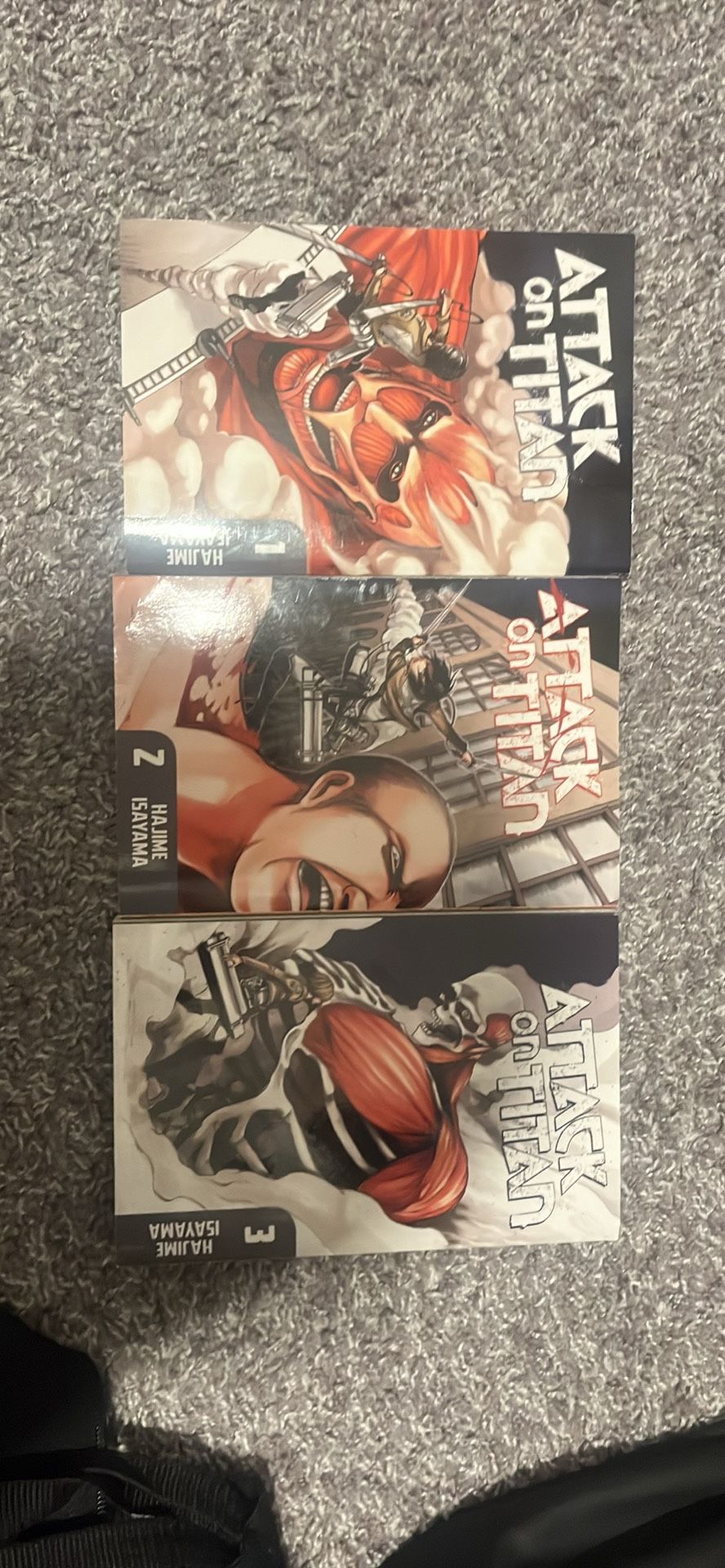 Attack On Titan 3 Piece Manga