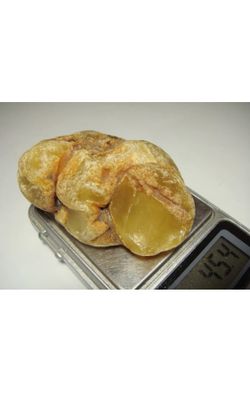 100% Natural Baltic Amber Stone 45.4g Egg Yolk Beeswax
