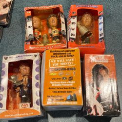 EXTREMELY RARE Flyers Bobble heads SIGNED
