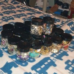 22 Mystery Jar Full Of Nice Mix Jewerly
