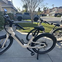 Two OKAI E-Bikes