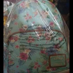 Loungefly backpack and wallet set (stitch and scrump)