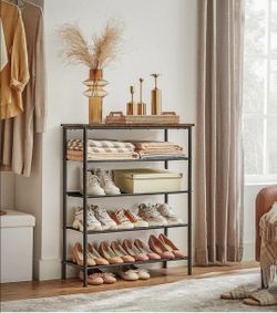 Songmics Home 5-Tier Shoe Rack New assembled it already