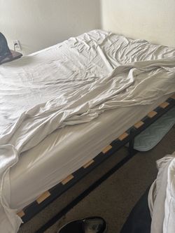 Free full bed frame and mattress