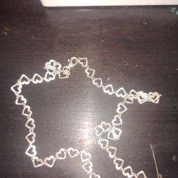 Sliver Heart Chain 