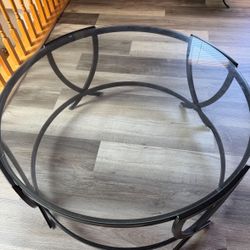 Round Glass Coffee Table