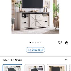 Farmhouse TV Stand for 75+ Inch TV