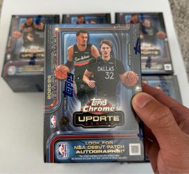 2025/26 Topps Chrome Update Series Basketball NBA Value Box NEW/SEALED $80/per