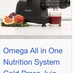 Brand New Omega Juicer Still In Box Never Used Great For Losing Weight And For Home Juicing  brand new cost $200 asking for $80 