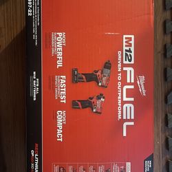 M12 FUEL 12-Volt Cordless Hammer Drill/Impact Driver Combo Kit (2-Tool) 