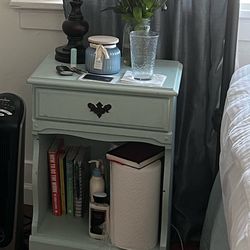 Shabby Chic Nightstands – Solid Wood, Set of 2