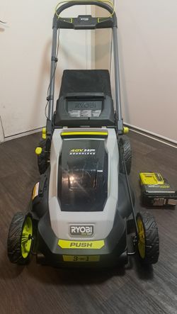 RYOBI 40V HP Brushless 20 in. Cordless Battery Walk Behind Push Mower with  6.0 Ah Battery and Charger for Sale in Phoenix, AZ - OfferUp