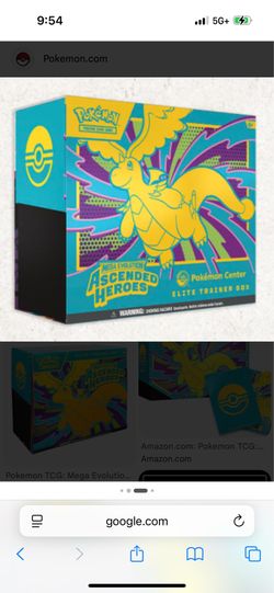 Pokemon center Ascended heroes ETB W/ acrylic case